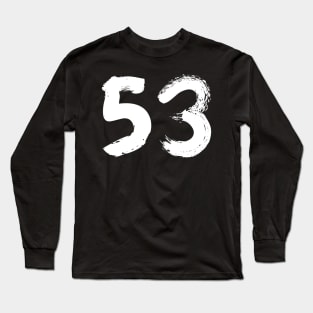 Number 53 Long Sleeve T-Shirt